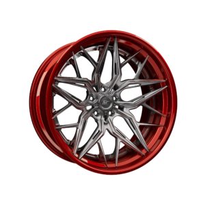 Brushed Grey + Red Barel Black