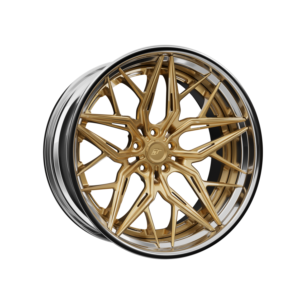 Turismo Forged Wheels - NT Gold Chrome