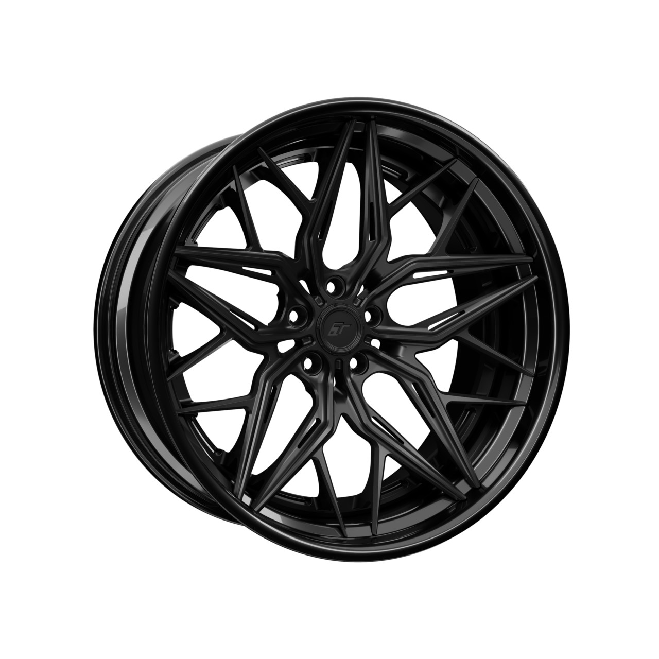 Turismo Forged Wheels - NT Satin Black Gloss Black