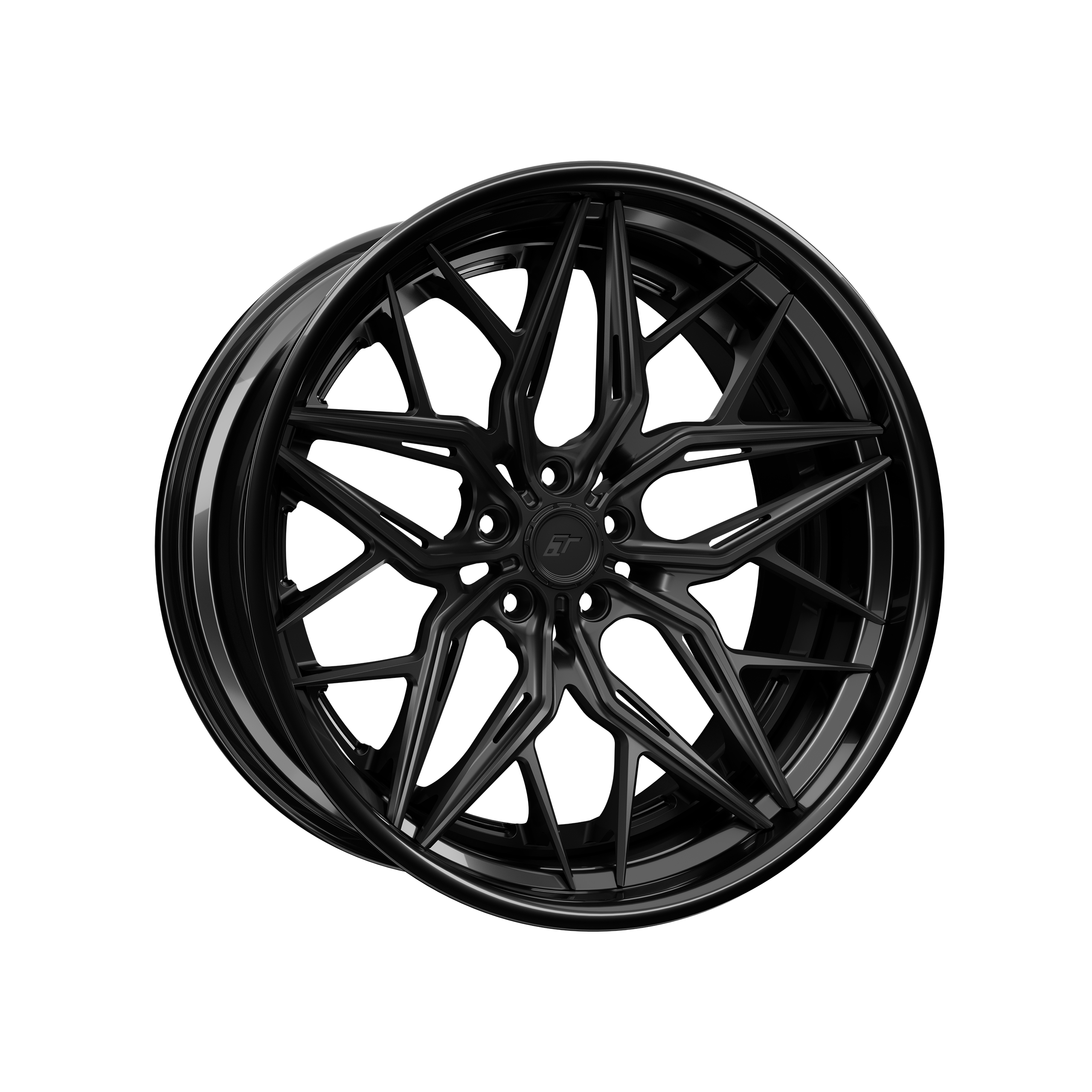 Turismo Forged Wheels - NT Satin Black Gloss Black