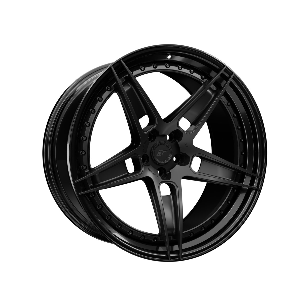 Turismo Forged Wheels - ST01 Black Satin Black Gloss