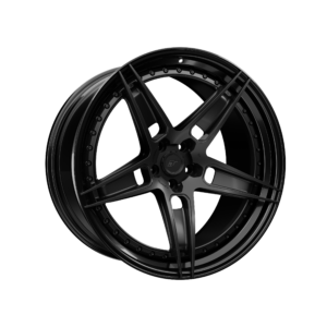 Satin Black + Gloss Black
