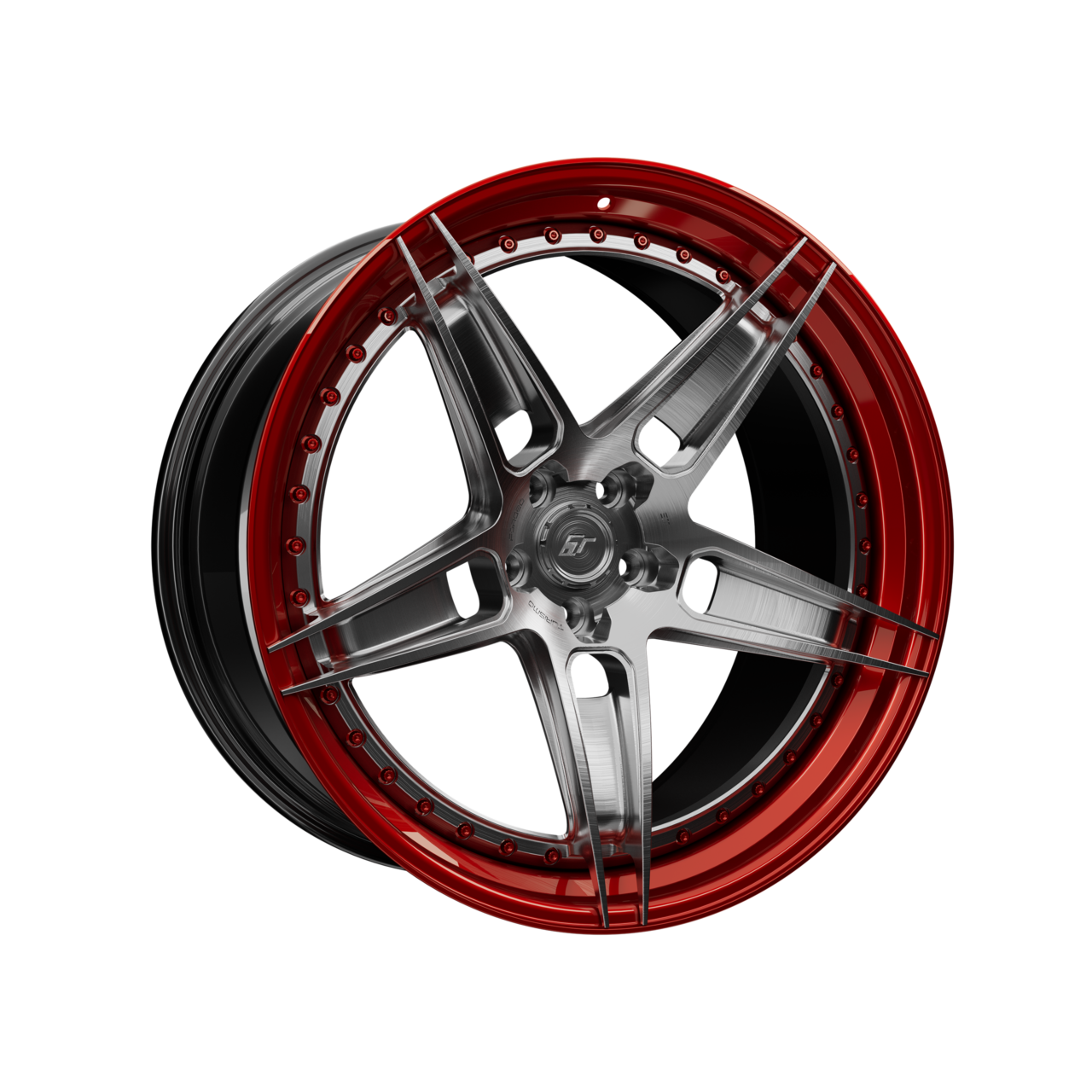 Turismo Forged Wheels - ST01 Brushed Grey Reb Barel Black