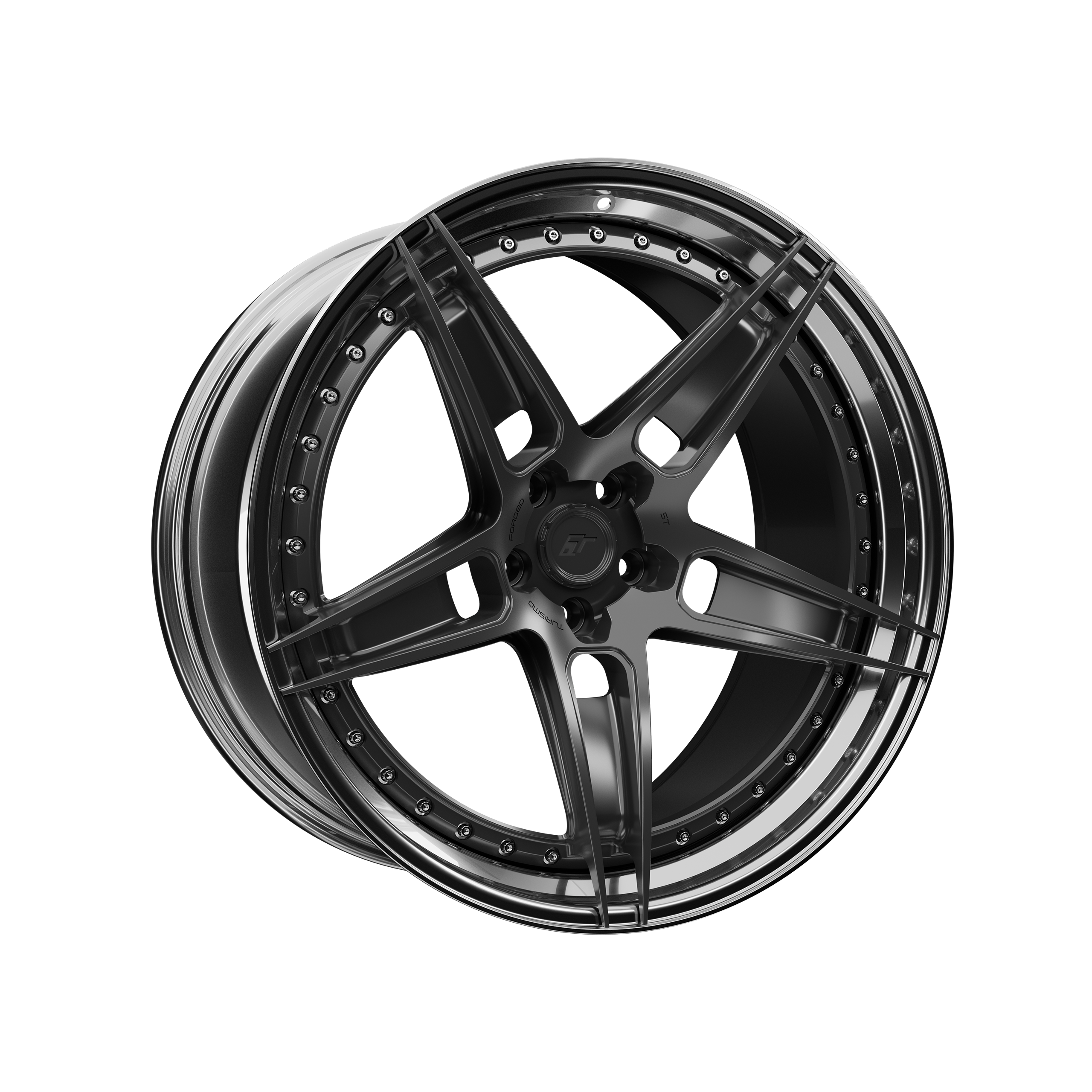 Turismo Forged Wheels - ST01 Gunmetal Chrome