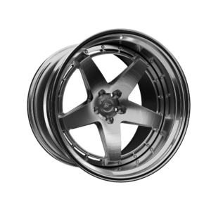 Brushed Grey + Chrome