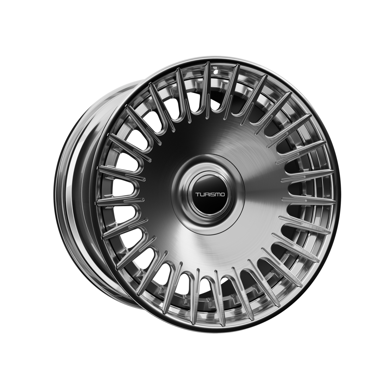 Turismo Forged Wheels - LS2 Brushed Grey / Chrome Turismo Forged Wheels - LS2 Brushed Grey / Chrome