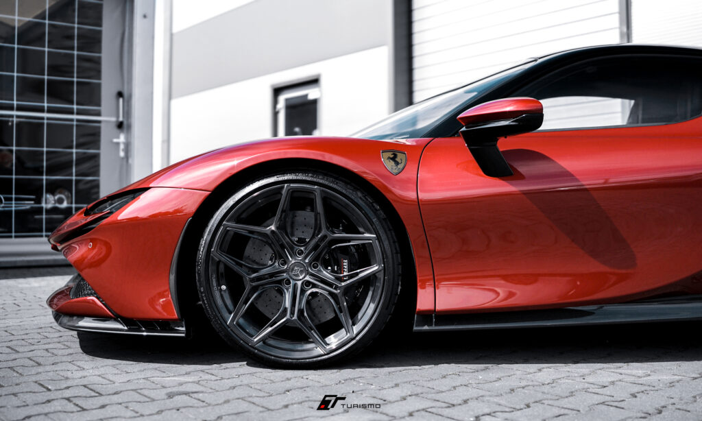 Ferrari SF90 Turismo Forged Wheels C4 Deep Brushed Black