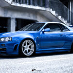 Nissan Skyline R34 GT-R V-Spec Turismo Forged Wheels - V06 Brushed Alu