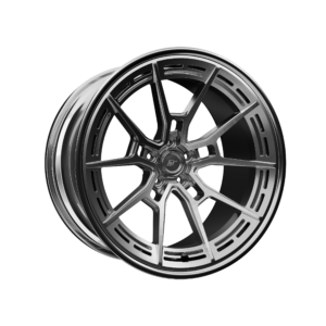 Brushed Grey + Chrome