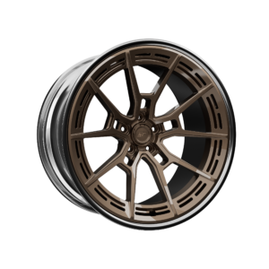 Brushed Bronze + Chrome