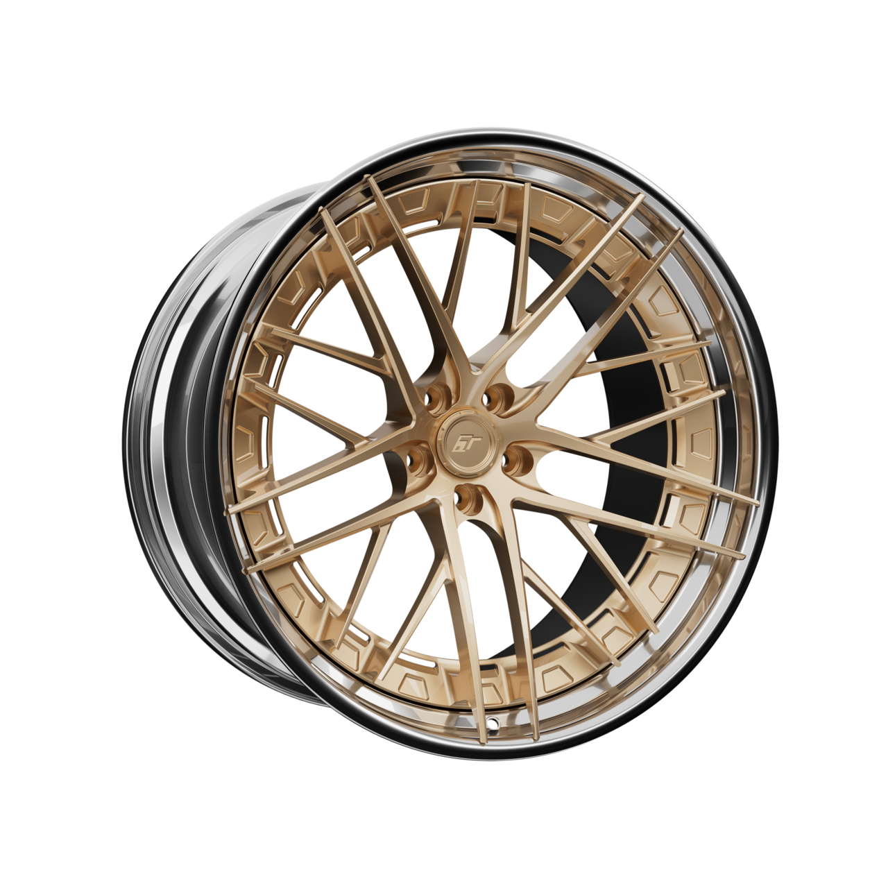 Turismo Forged Wheels - C22-R Gold / Chrome