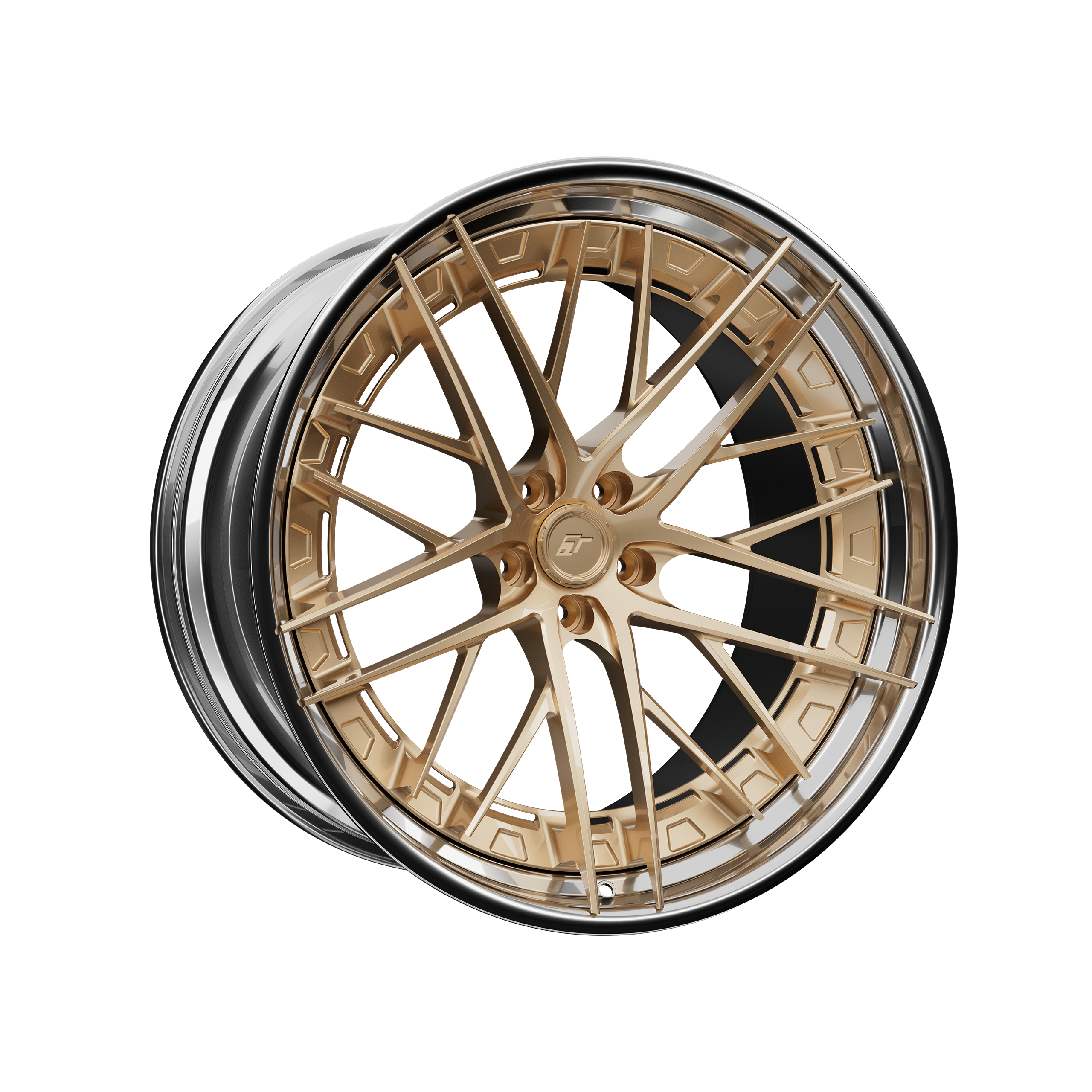 Turismo Forged Wheels - C22-R Gold / Chrome