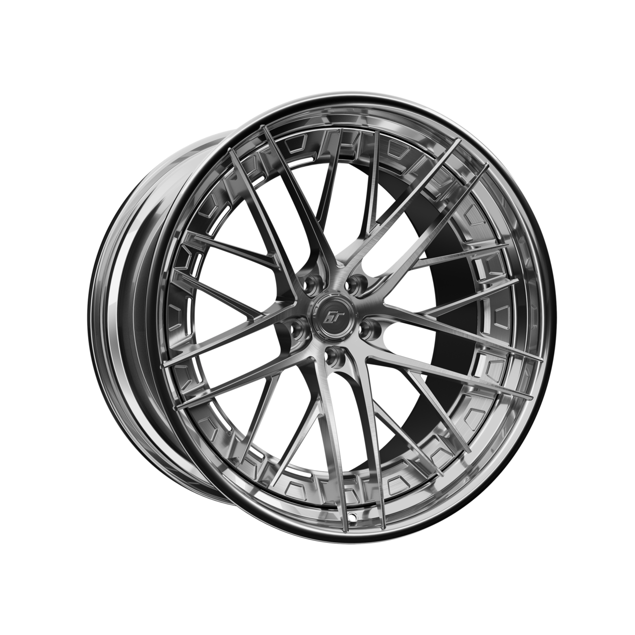 Turismo Forged Wheels - C22-R Brushed Grey / Chrome