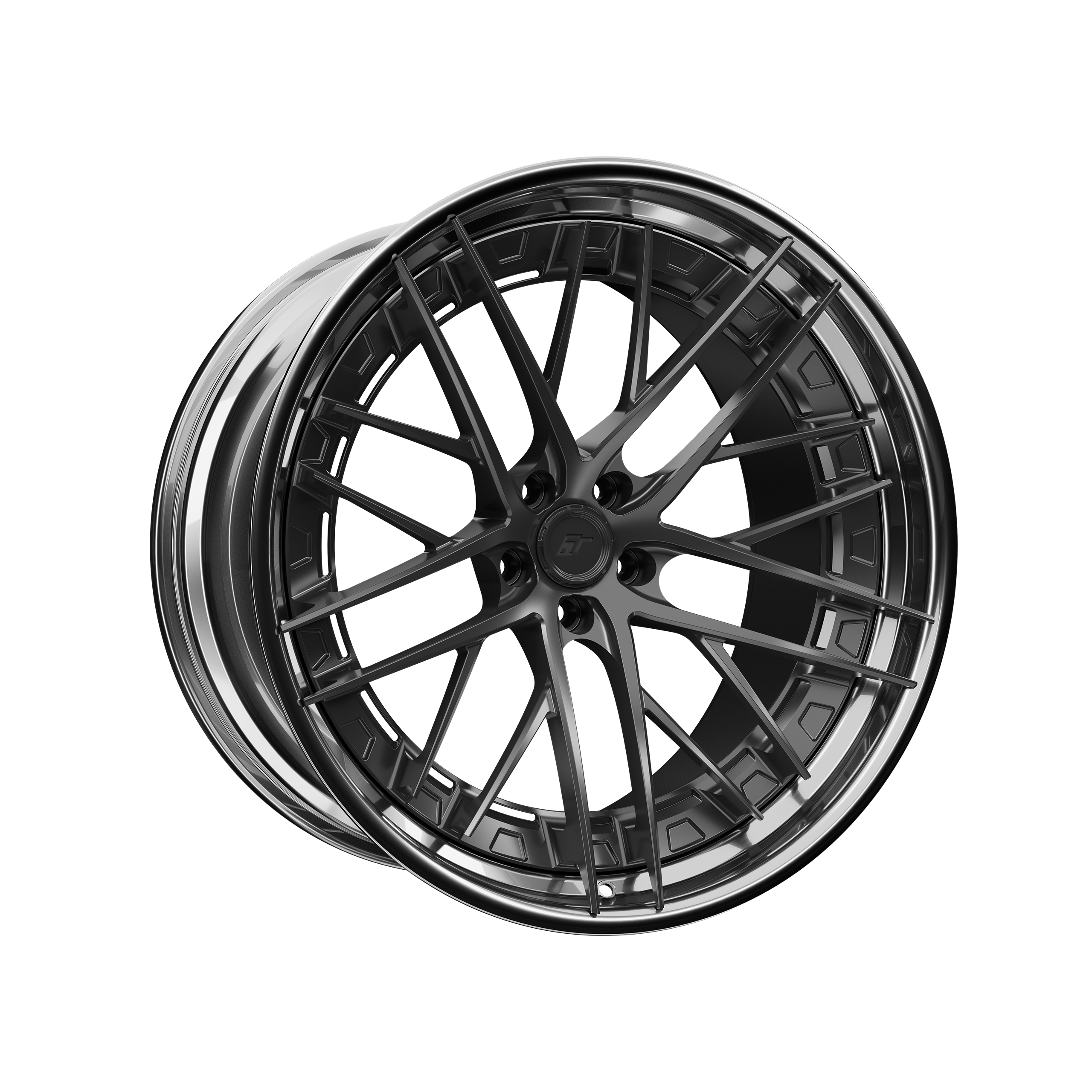 Turismo Forged Wheels - C22-R Gunmetal / Chrome