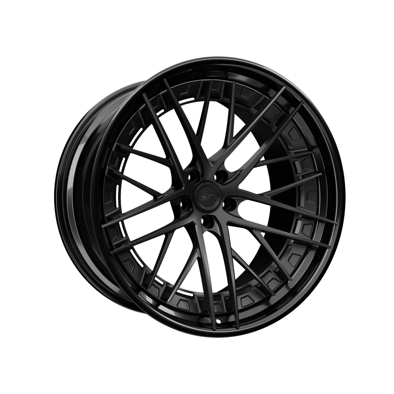 Turismo Forged Wheels - C22-R Satin Black / Gloss Black