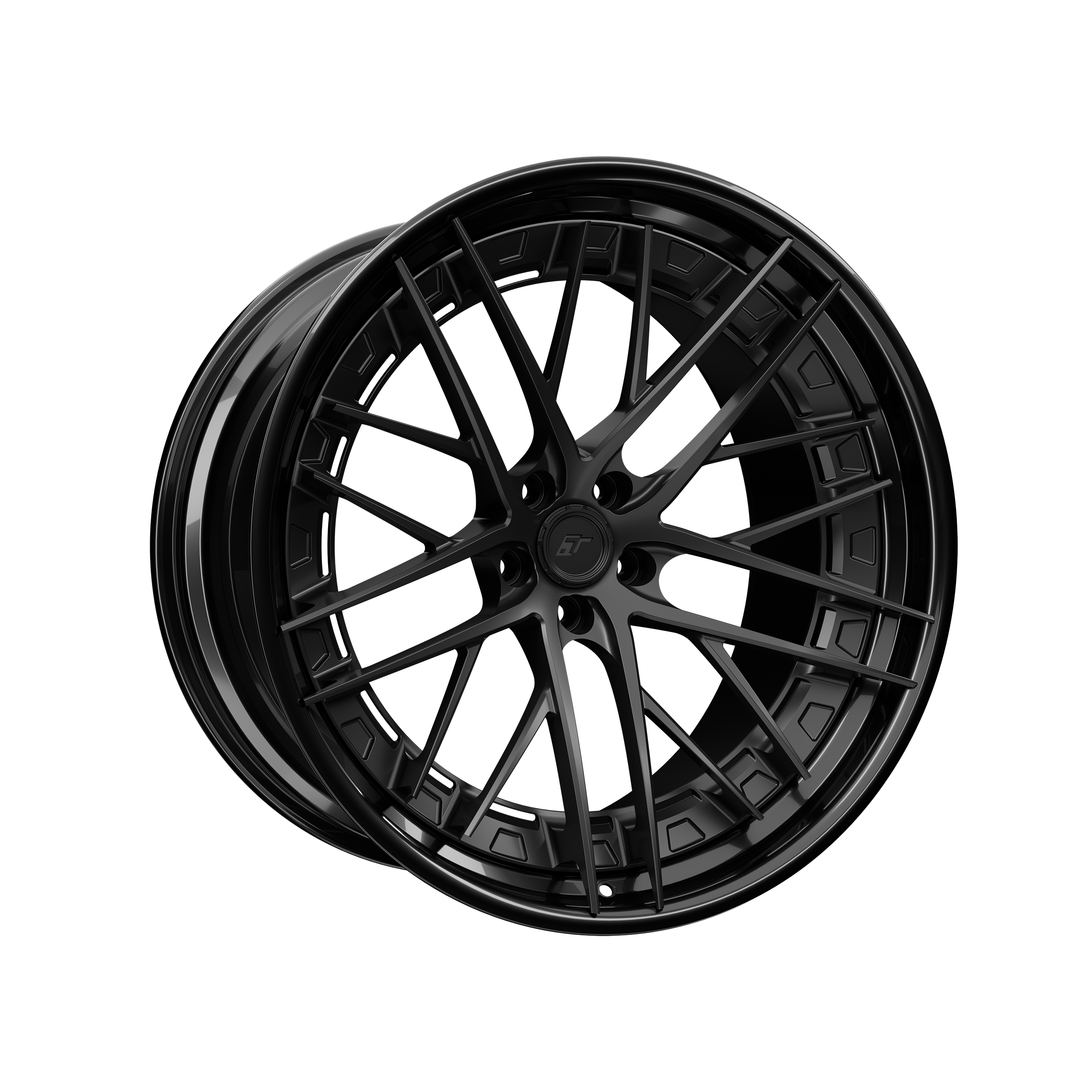 Turismo Forged Wheels - C22-R Satin Black / Gloss Black