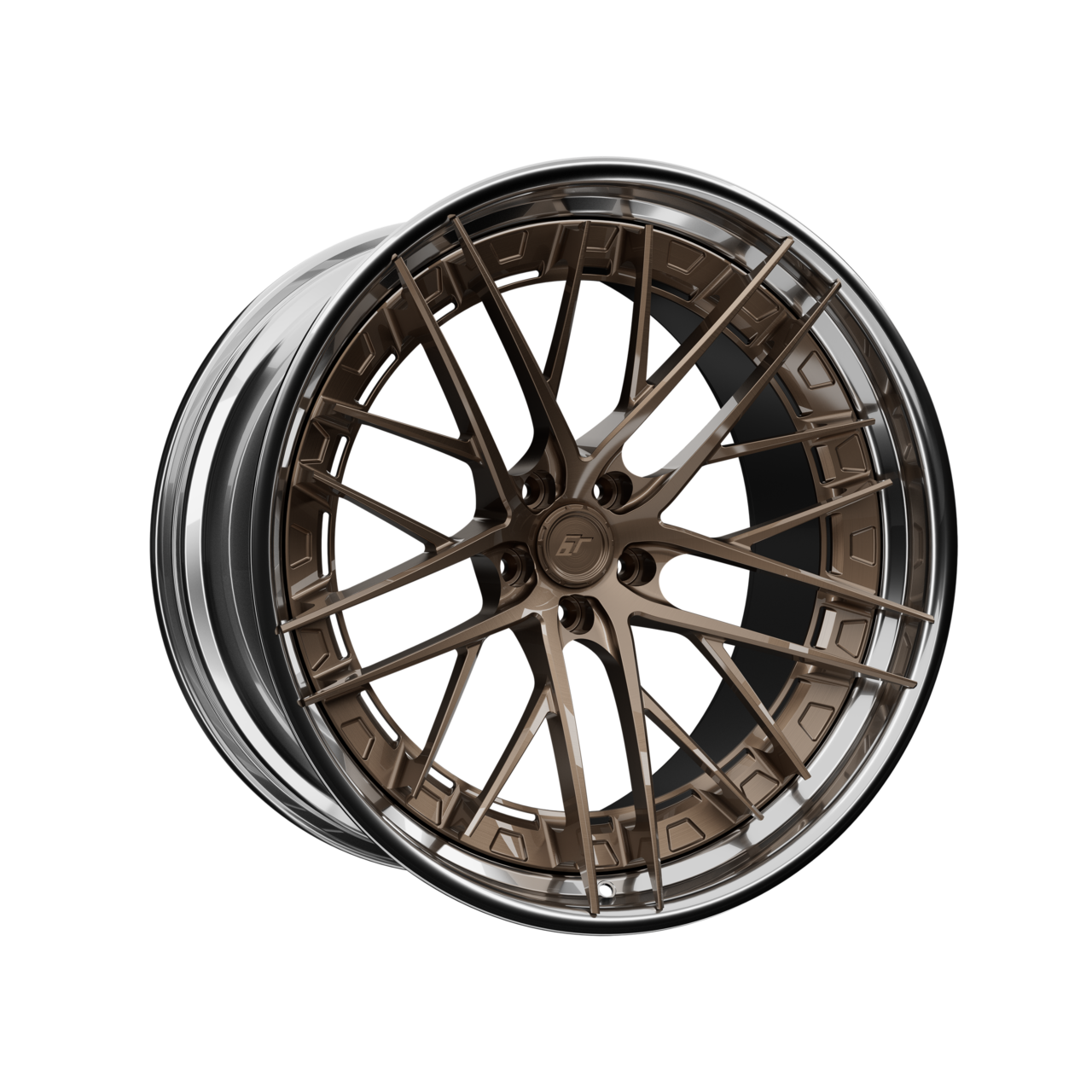 Turismo Forged Wheels - C22-R Brushed Bronze / Chrome