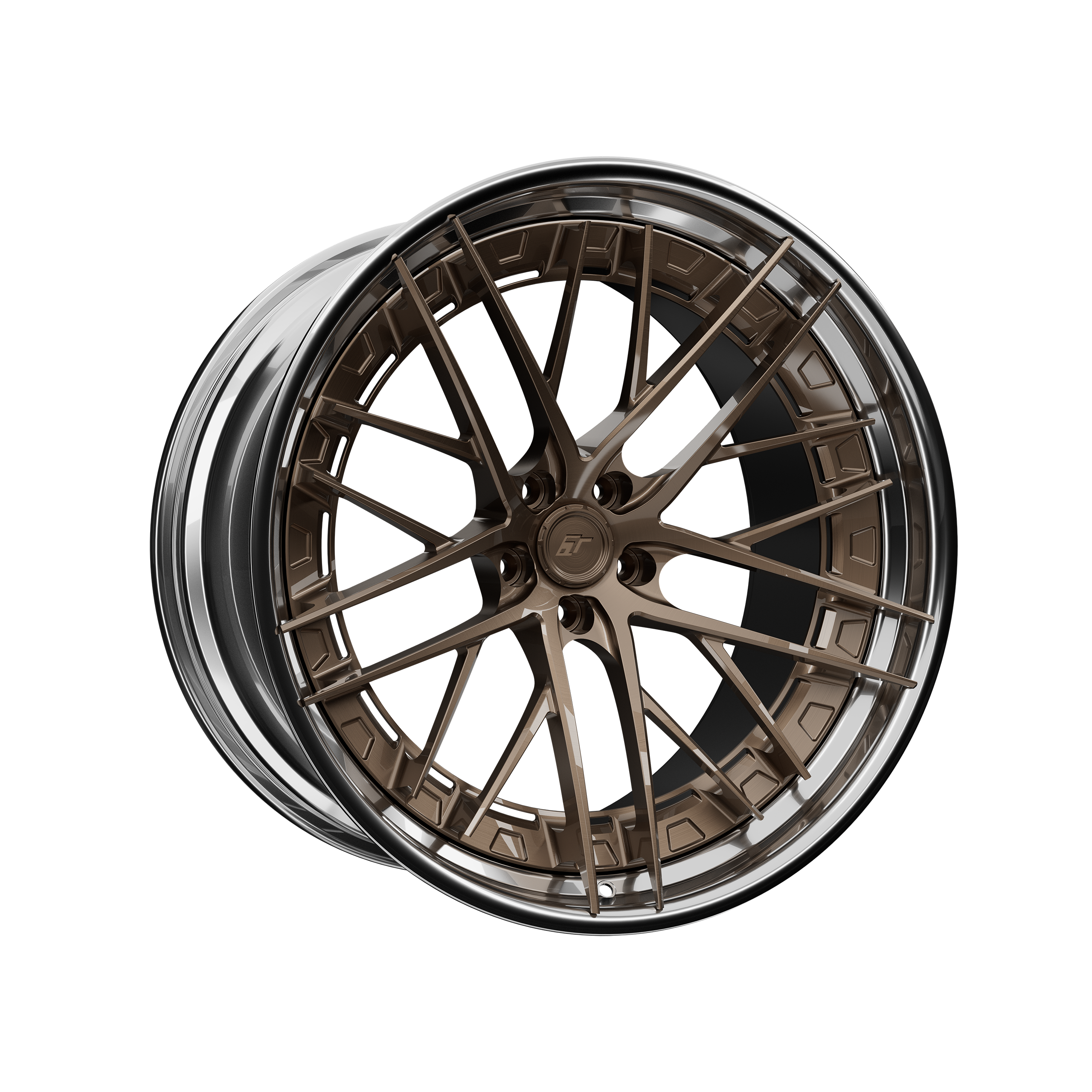 Turismo Forged Wheels - C22-R Brushed Bronze / Chrome