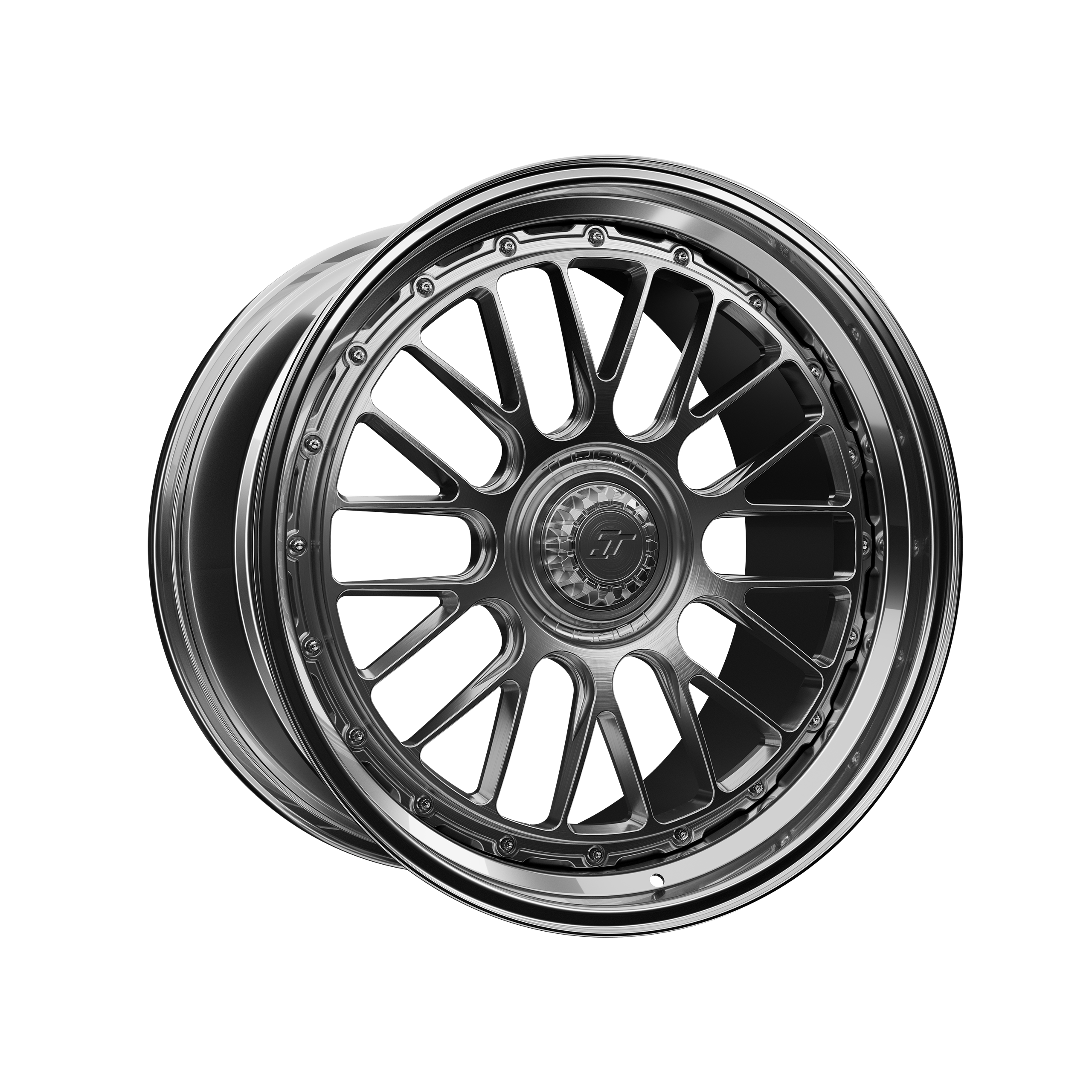 Turismo Forged Wheels - MSP02 Brushed Grey / Chrome