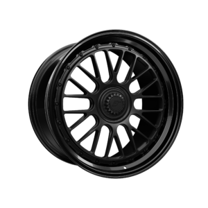 Satin Black + Gloss Black
