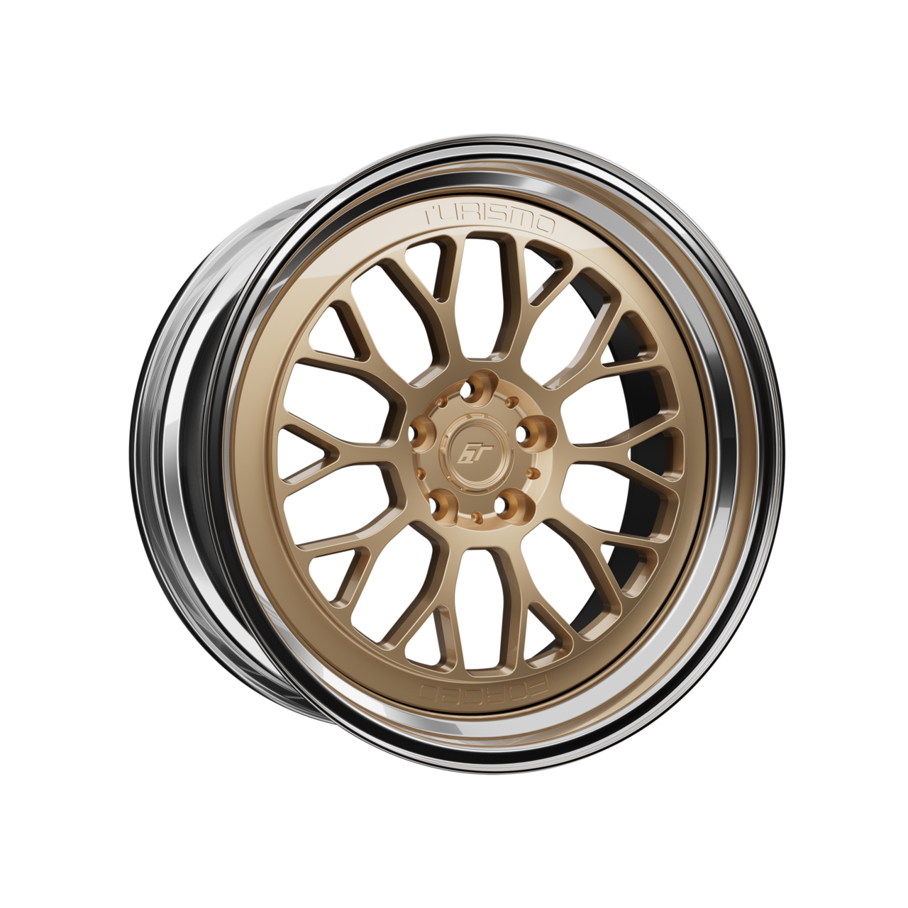 Turismo Forged Wheels - MSP01 Gold/Chrome