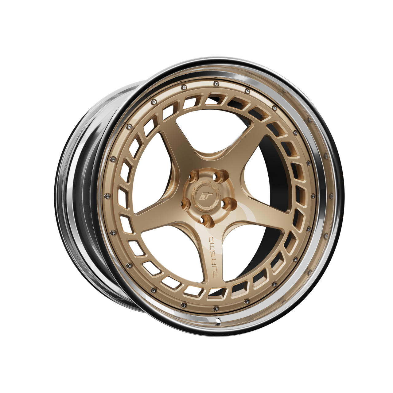Turismo Forged Wheels - SL01 Gold / Chrome