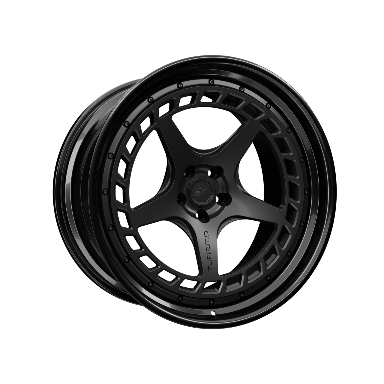 Turismo Forged Wheels - SL01 Satin Black / Gloss Black