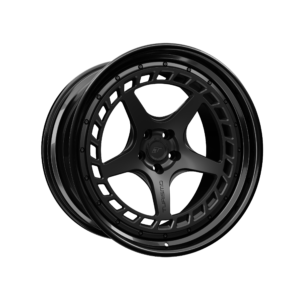 Satin Black + Gloss Black