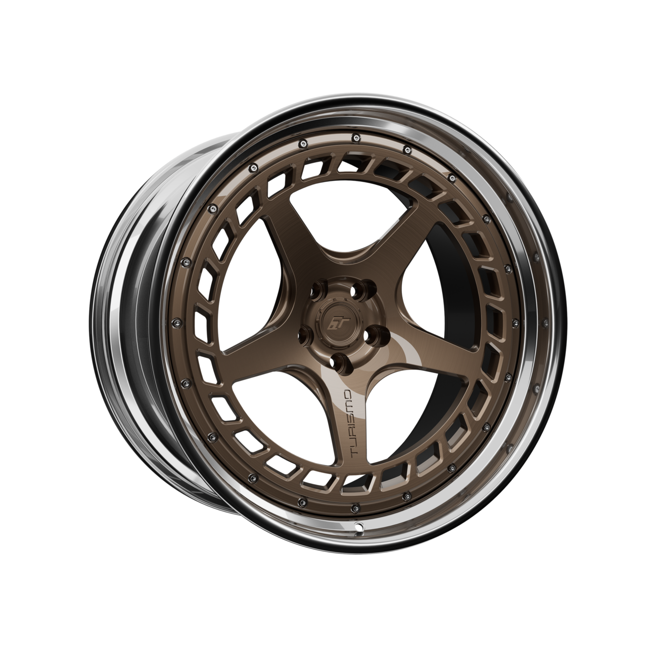 Turismo Forged Wheels - SL01 Brushed Bronze / Chrome