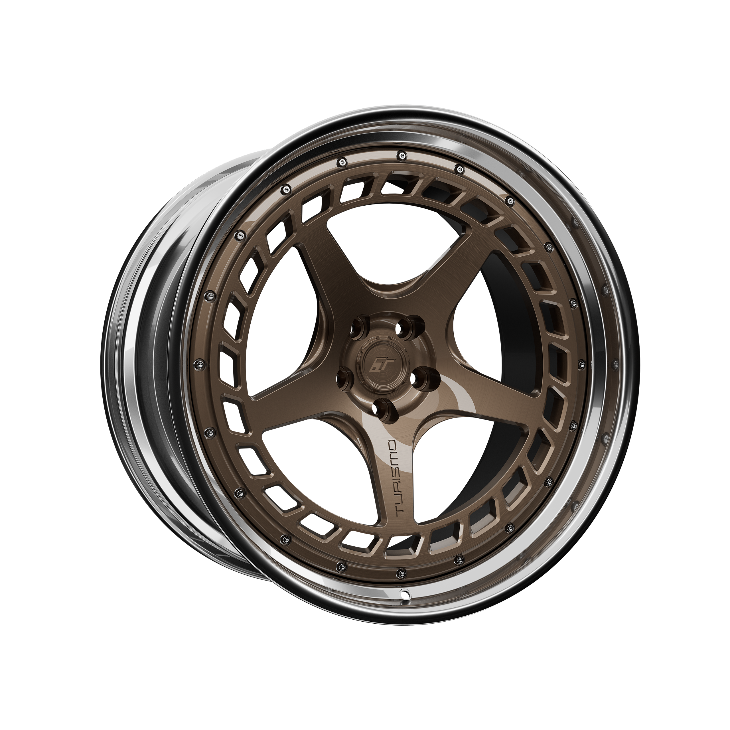 Turismo Forged Wheels - SL01 Brushed Bronze / Chrome