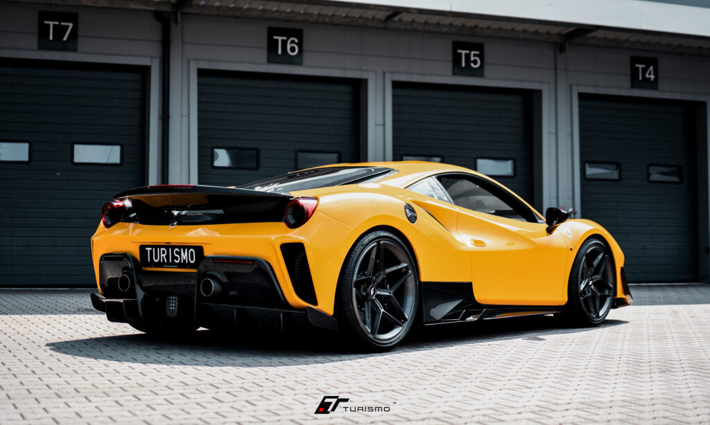 Ferrari 488 Pista - Turismo Forged Wheels - RS10 Satin Brushed Deep Black