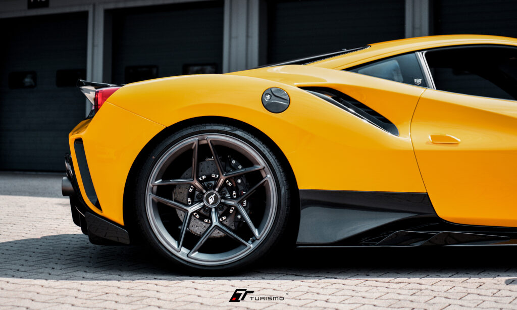 Ferrari 488 Pista - Turismo Forged Wheels - RS10 Satin Brushed Deep Black