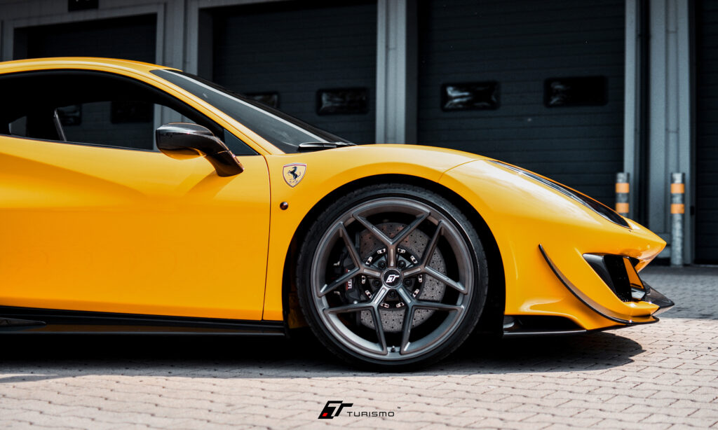 Ferrari 488 Pista - Turismo Forged Wheels - RS10 Satin Brushed Deep Black