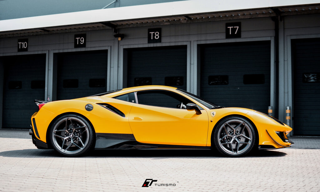 Ferrari 488 Pista - Turismo Forged Wheels - RS10 Satin Brushed Deep Black