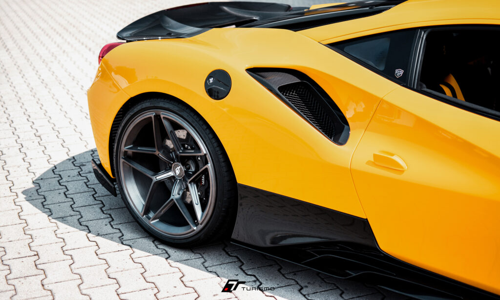 Ferrari 488 Pista - Turismo Forged Wheels - RS10 Satin Brushed Deep Black