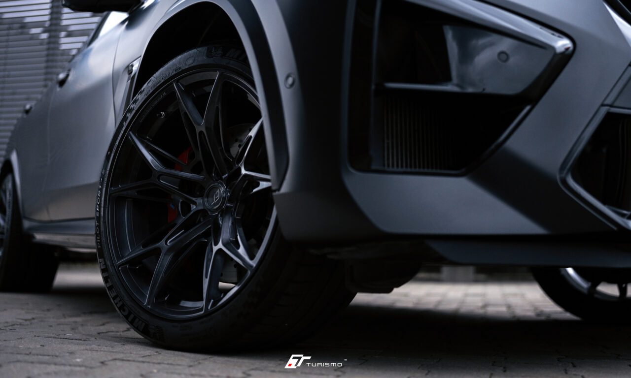 BMW X6M Turismo Forged Wheels - C01 Brushed Deep Black