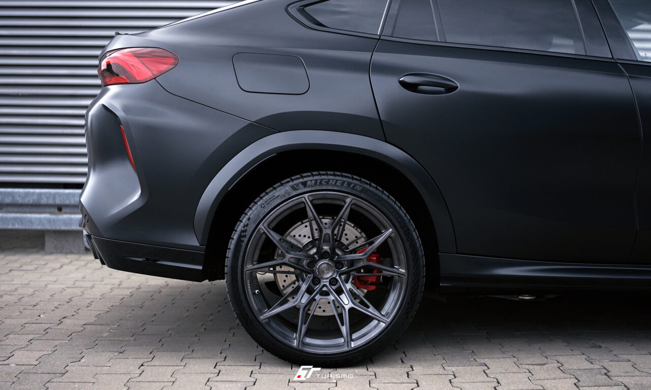 BMW X6M Turismo Forged Wheels - C01 Brushed Deep Black