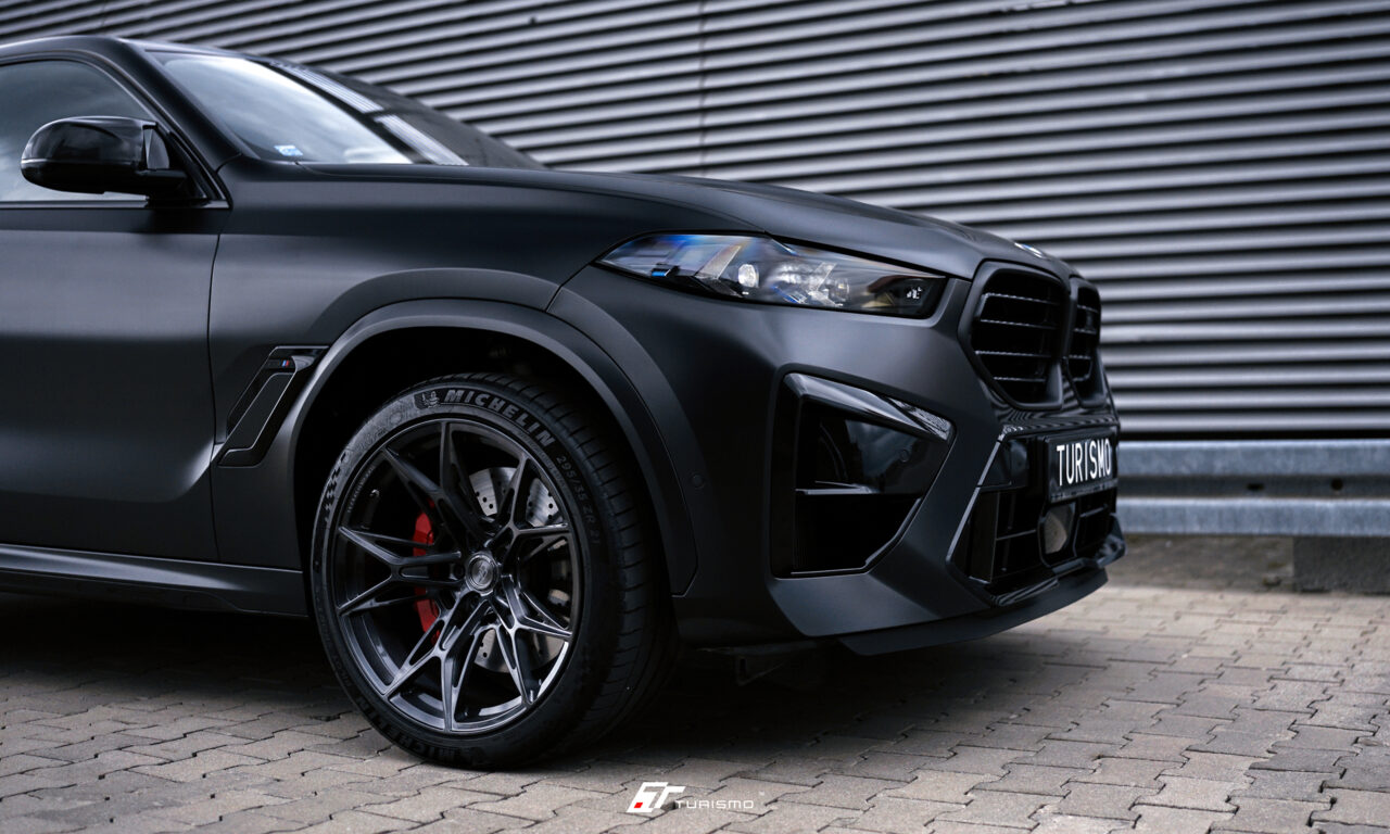 BMW X6M Turismo Forged Wheels - C01 Brushed Deep Black