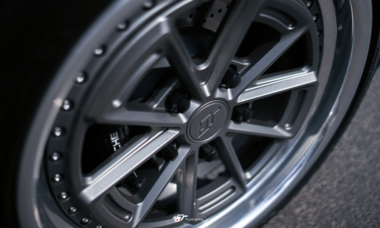 Porsche 911 (964) Turismo Forged Wheels - FP01 Satin Grey + Chrome