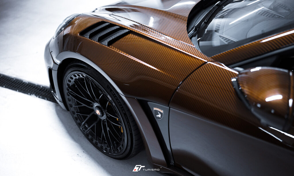 Porsche 911 992 Topcar Stinger - Turismo Forged Wheels C22-R Gloss Black