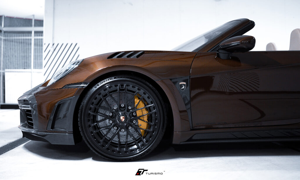 Porsche 911 992 Topcar Stinger - Turismo Forged Wheels C22-R Gloss Black