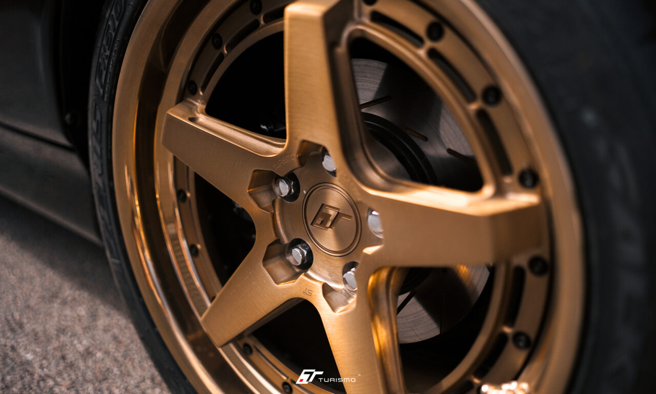 Acura NSX Turismo Forged Wheels - ST03 Brushed Bronze / Gloss Bronze