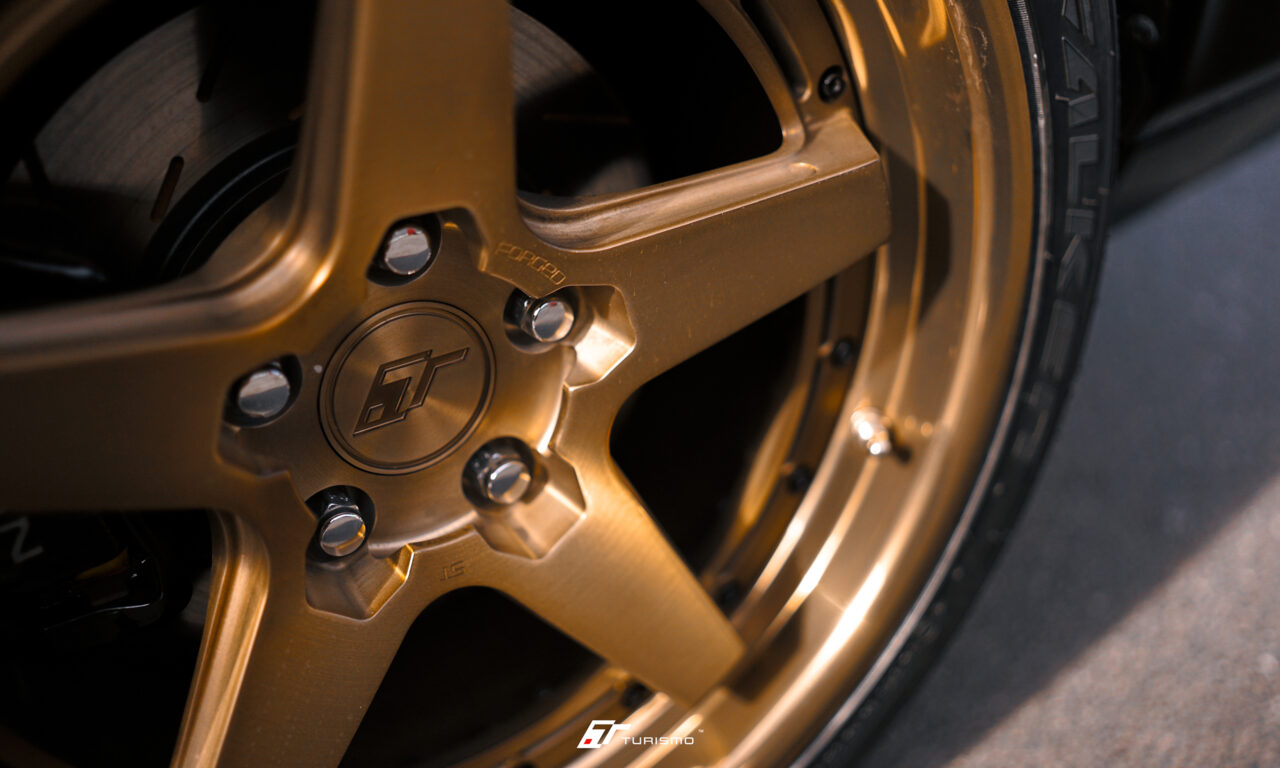 Acura NSX Turismo Forged Wheels - ST03 Brushed Bronze / Gloss Bronze