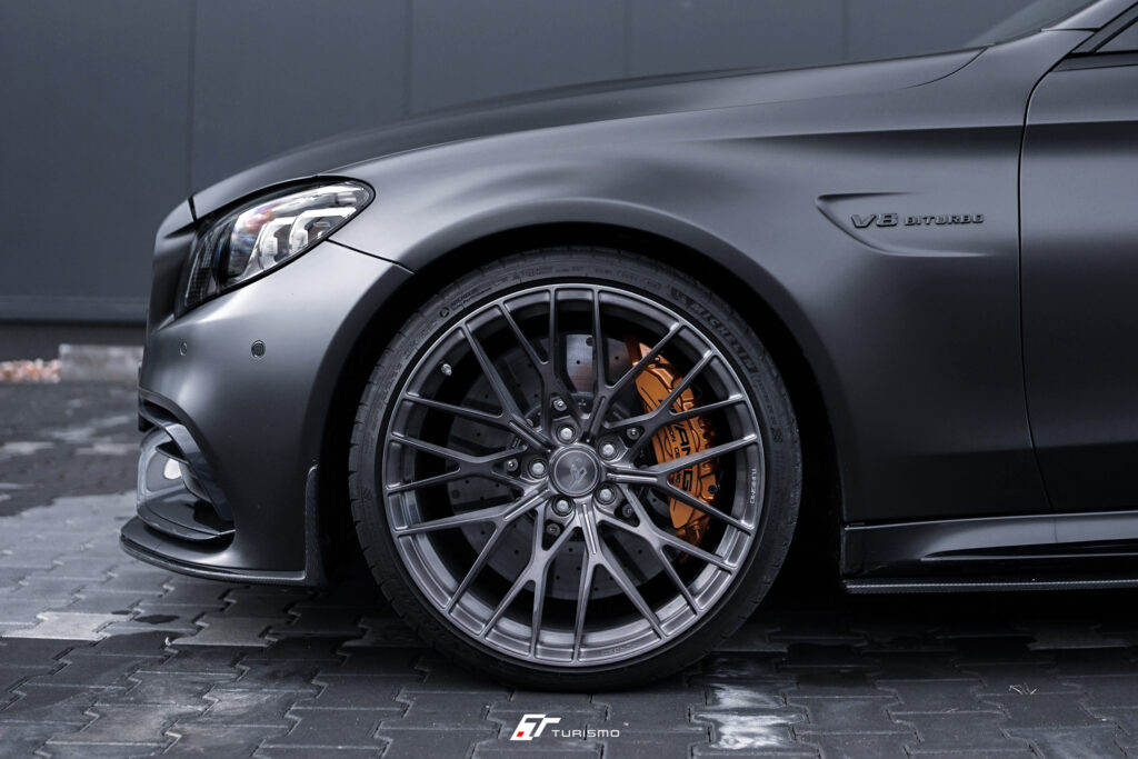 Mercedes-Benz C C205 C63s AMG (TF02) Turismo Forged Wheels - Brushed Deep Black