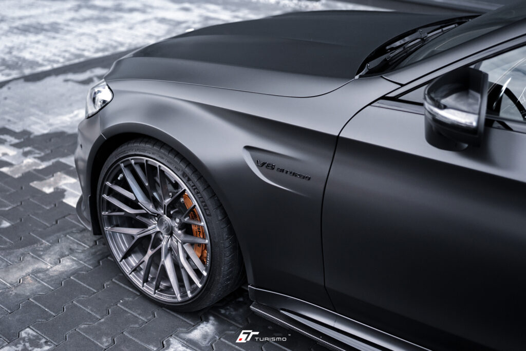 Mercedes-Benz C C205 C63s AMG (TF02) Turismo Forged Wheels - Brushed Deep Black