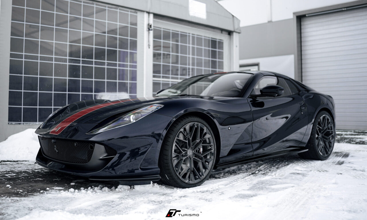 Ferrari 812 GTS Turismo Forged Wheels - IS01 Brushed Deep Black