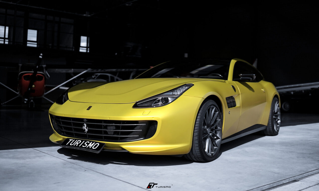 Ferrari Lusso Turismo Forged Wheels - RS01 Brushed Deep Black