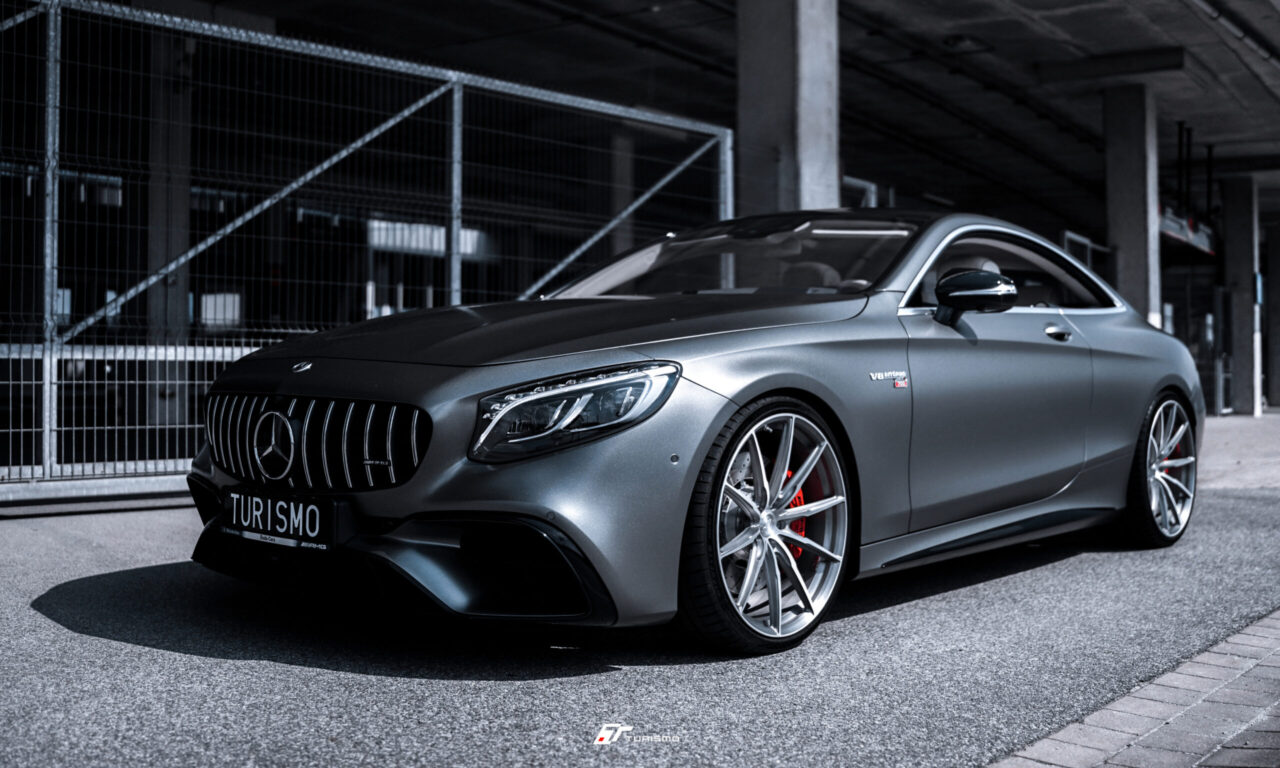 Mercedes-Benz S Coupe C257 63 AMG BRABUS Turismo Forged Wheels - C03 Satin Black + Brushed Face