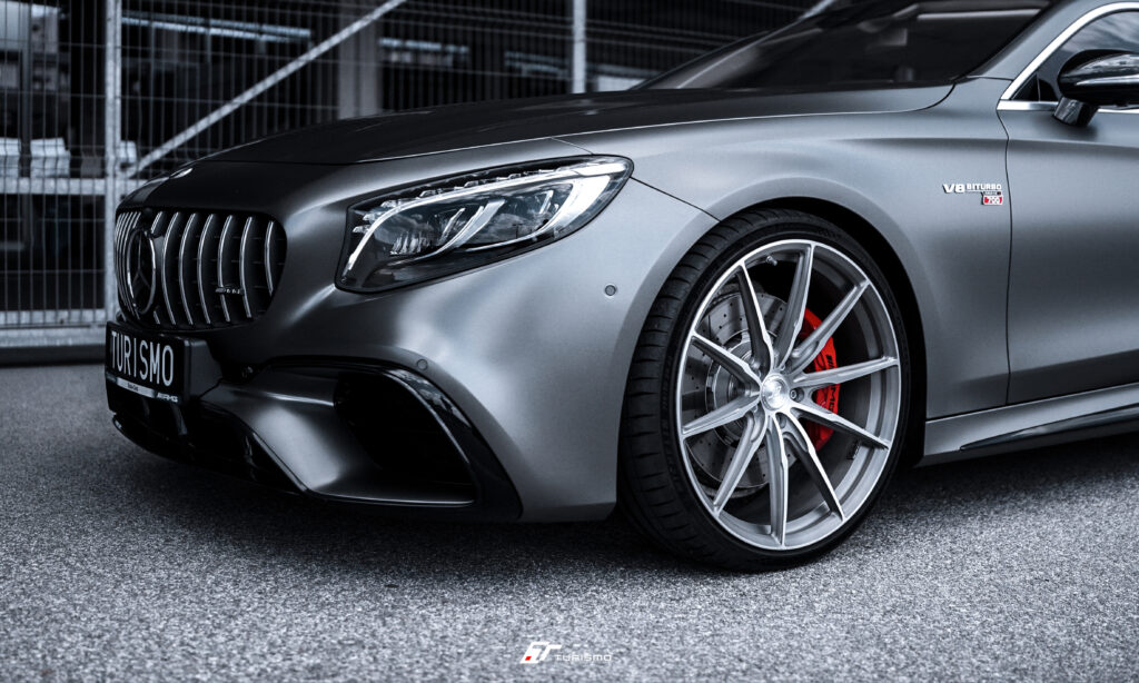 Mercedes-Benz S Coupe C257 63 AMG BRABUS Turismo Forged Wheels - C03 Satin Black + Brushed Face