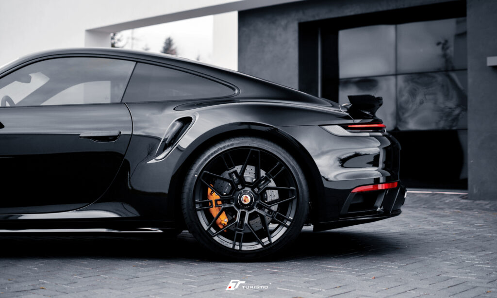 Porsche 911 Turbo S (992) Turismo Forged Wheels - IS02 Satin Black